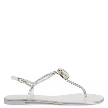 Сандалии женские Giuseppe Zanotti, серебряный