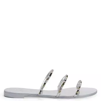 Сандалии женские Giuseppe Zanotti, серебряный