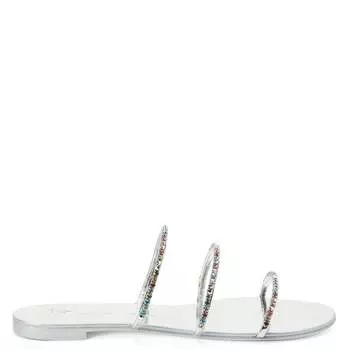 Сандалии женские Giuseppe Zanotti, серебряный