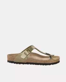Сандалии женские Gizeh на плоской подошве Birkenstock, золото