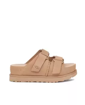 Сандалии женские Goldenstar Hi Slide на плоской подошве UGG, бежевый