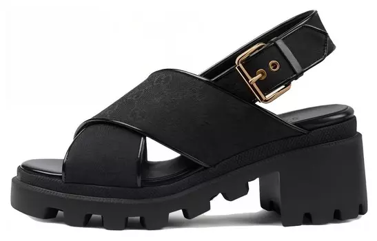 Сандалии женские Gucci, черный