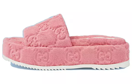 Сандалии женские Gucci Platform, розовый