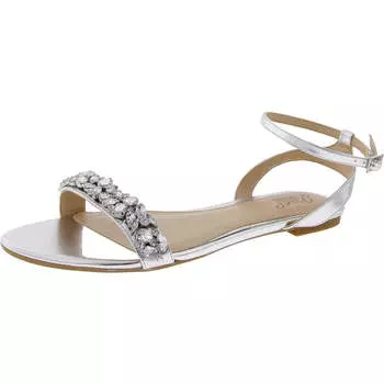 Сандалии женские Jewel Badgley Mischka, цвет silver metallic