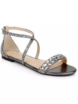 Сандалии женские Jewel Badgley Mischka, цвет smoke glitter