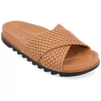 Сандалии женские Journee, цвет tan