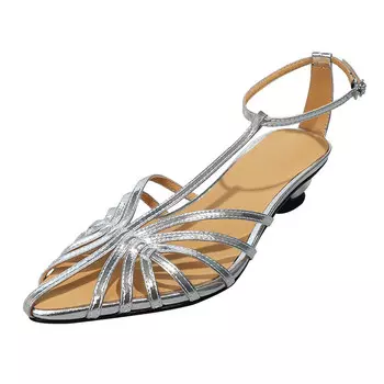 Сандалии женские Kemeilian, серебряный
