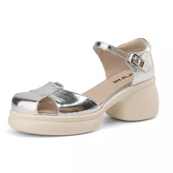 Сандалии женские Kemeilian, серебряный