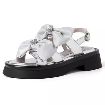 Сандалии женские Kemeilian, серебряный