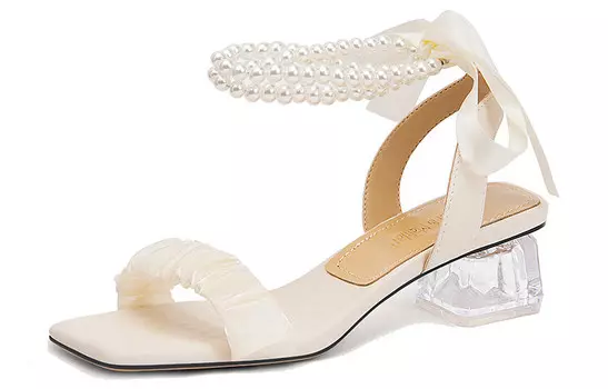 Сандалии женские Lily Wei, кремовый