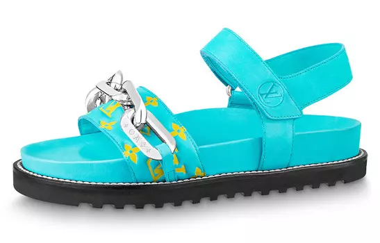 Сандалии женские Louis Vuitton Paseo Comfort Beach, синий