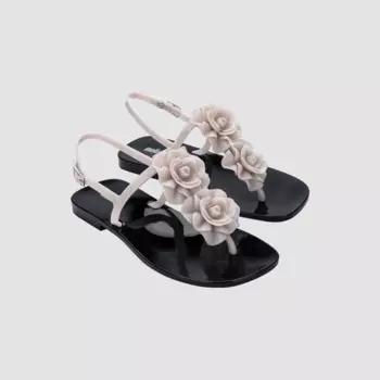 Сандалии женские Melissa, черный/бежевый