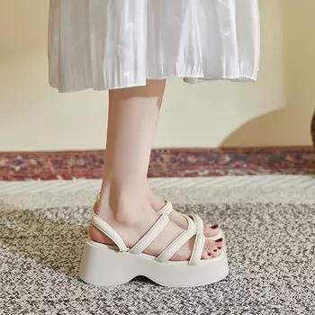 Сандалии женские Ouumeis, кремовый