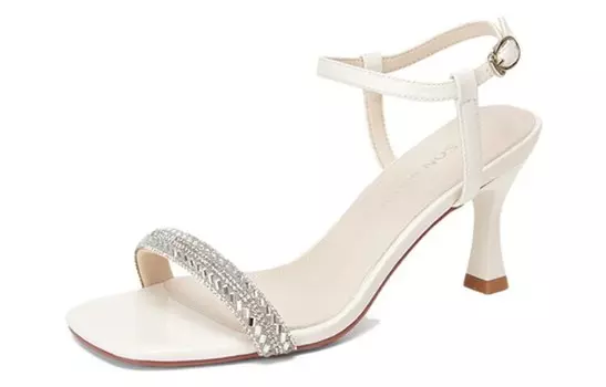 Сандалии женские Pt'Son, серебряный