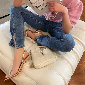 Сандалии женские Pvaj, цвет Apricot