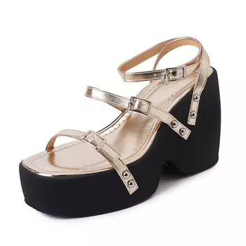 Сандалии женские Pvaj, золотой