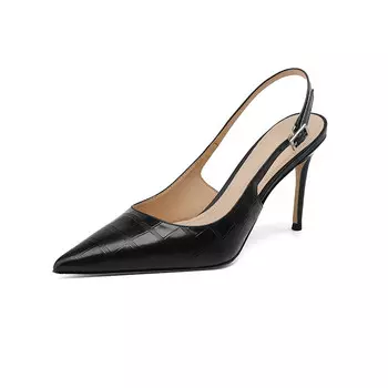 Сандалии женские Pwpj, цвет Black checkered cowhide