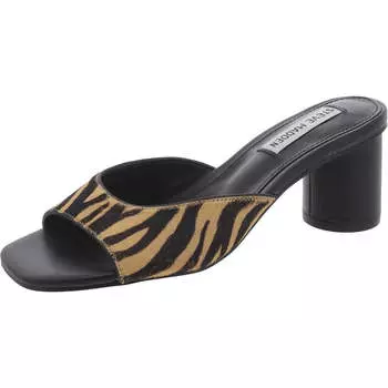 Сандалии женские Rain из телячьей шерсти с принтом тигра Steve Madden, цвет tiger