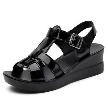 Сандалии женские Reivantix, цвет D8877 Black (Mirror Style)