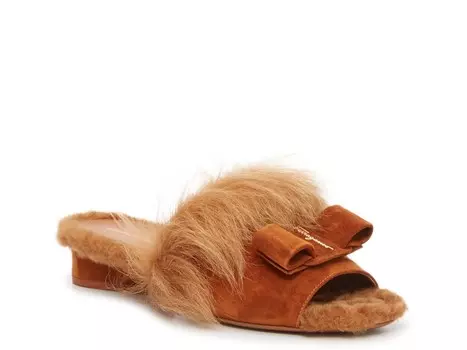 Сандалии женские Salvatore Ferragamo Valery, темно-коричневый