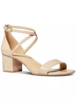 Сандалии женские Serena Flex из кожи на блочном каблуке MICHAEL Michael Kors, цвет light blush patent