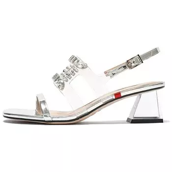 Сандалии женские Staccato, серебряный