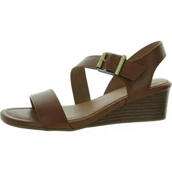 Сандалии женские White Mountain, цвет dark tan smooth