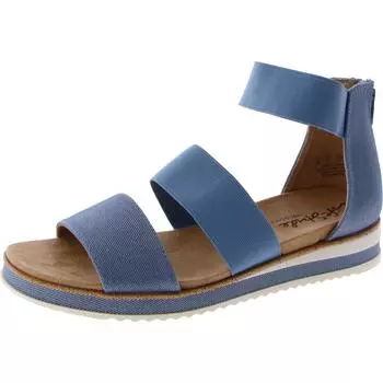 Сандалии женские Zee Sandal с ремешком на щиколотке Foot Bed Flatform Sandals LifeStride, синий