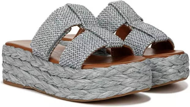 Сандалии ZODIAC Izzy-Raf Platform Slide Sandal, цвет Blue Raffia