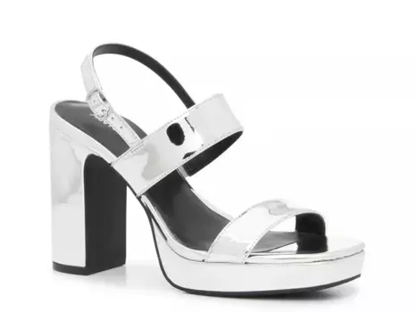 Сандалии Zoelle Anne Klein, Silver Metallic Synthetic