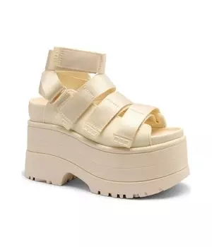 Сандалии золотистые Ugg, экрю