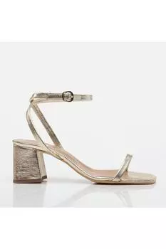 Сандалии - Золотистый - Блок Hoti, золотой