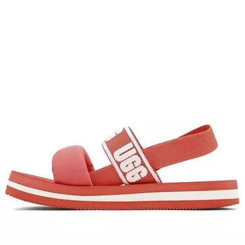 Сандалии zuma sling beach sandals красные Ugg, красный