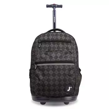 Санденс 20-дюймовый рюкзак на колесиках для ноутбука J World, цвет argyle black