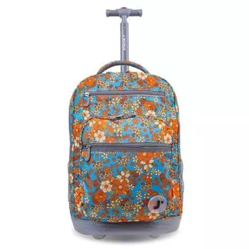 Санденс 20-дюймовый рюкзак на колесиках для ноутбука J World, цвет retro bloom