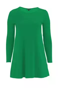 SANDGAARD длинная рубашка, расклешенная, зеленый