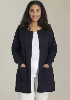 SANDGAARD длинный кардиган "Хельсинки", без застежки, синий