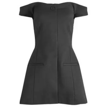 Сандрайн мини-платье с открытыми плечами Sir., черный