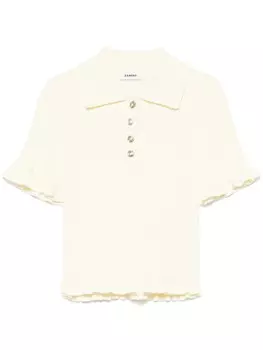 SANDRO блузка в рубчик, нейтральный