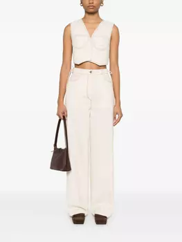 SANDRO брюки с карманами, нейтральный