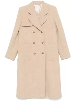 SANDRO двубортное пальто, серый