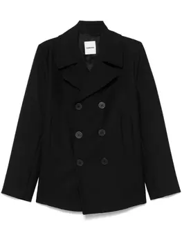 SANDRO двубортный пиджак, синий