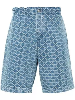 SANDRO джинсовые шорты с логотипом, синий