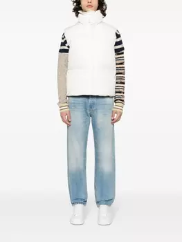 SANDRO джинсы узкого кроя с эффектом потертости, синий