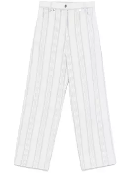 SANDRO джинсы в полоску, синий