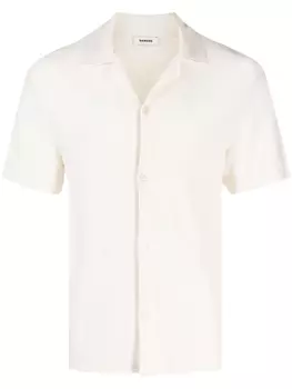 SANDRO фактурная рубашка, нейтральный цвет