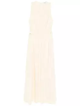 SANDRO фактурное платье макси, желтый