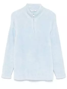 SANDRO флисовая толстовка, синий