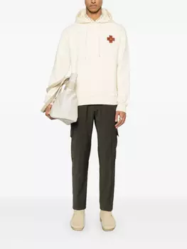 SANDRO худи с нашивкой-логотипом, нейтральный