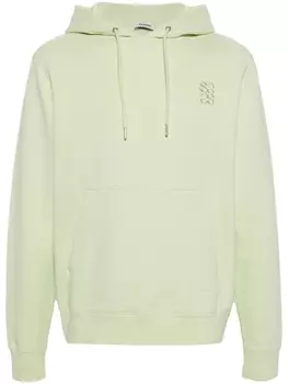SANDRO худи с вышитым логотипом, зеленый